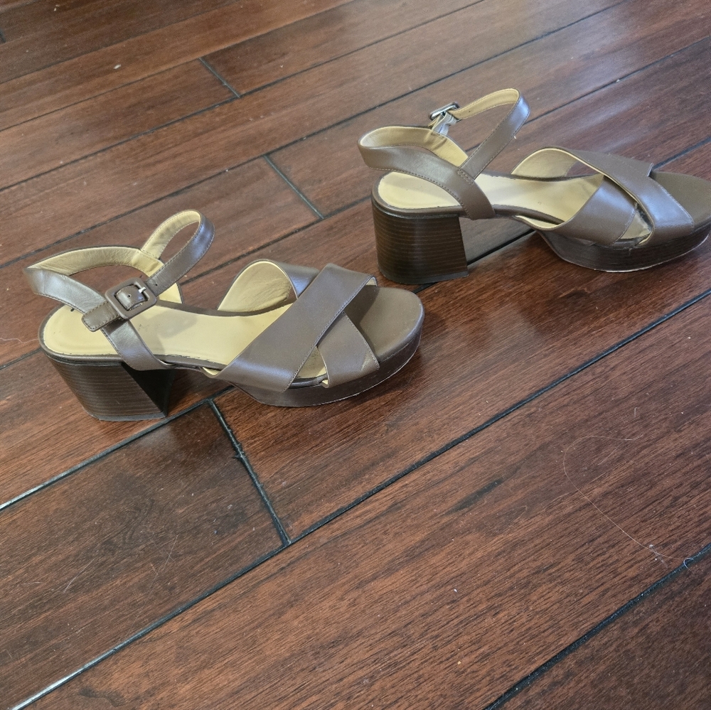 M. Gemi Brown Strappy Women's Sandals
